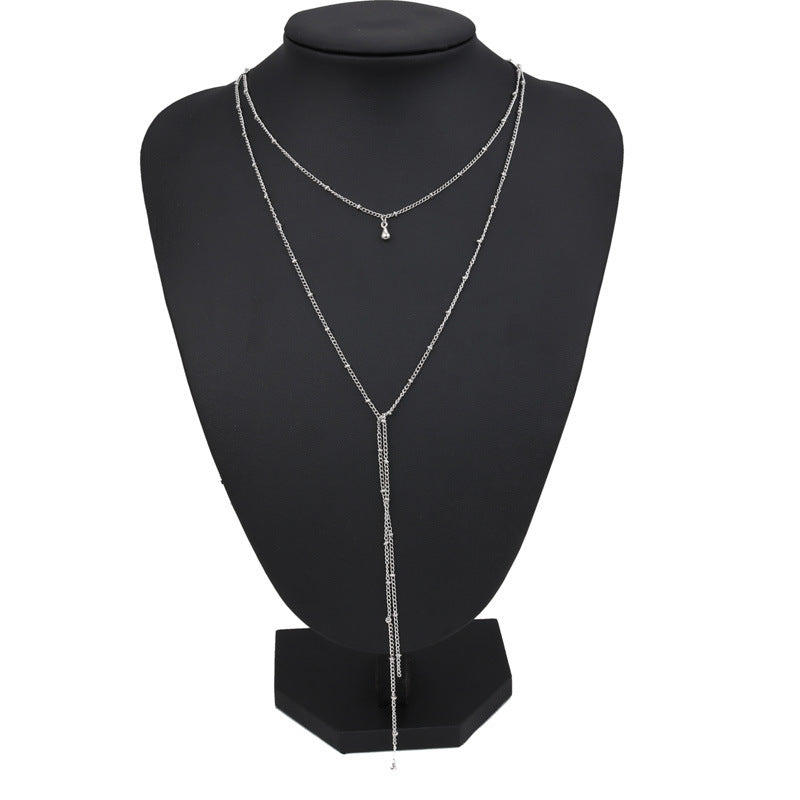 retro clavicle necklace