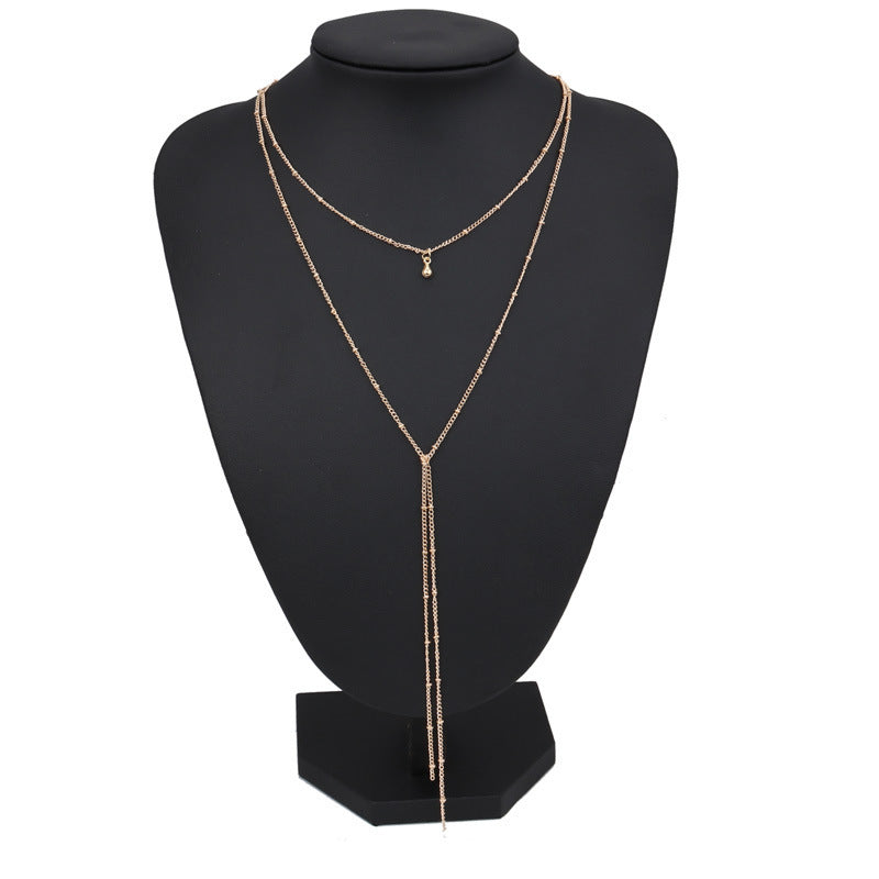 retro clavicle necklace