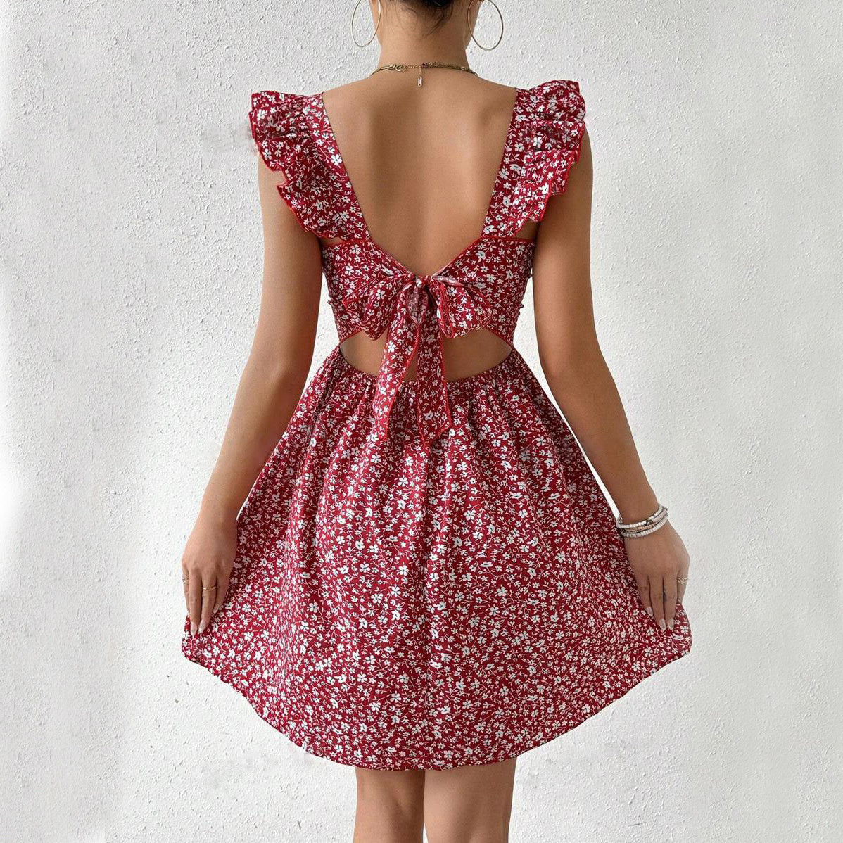 Summer Square-neck Holiday Dress