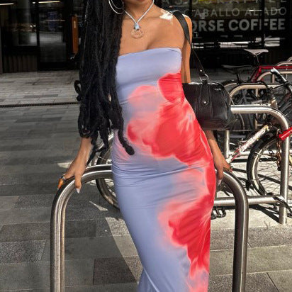 Slim Tube Beach Dress