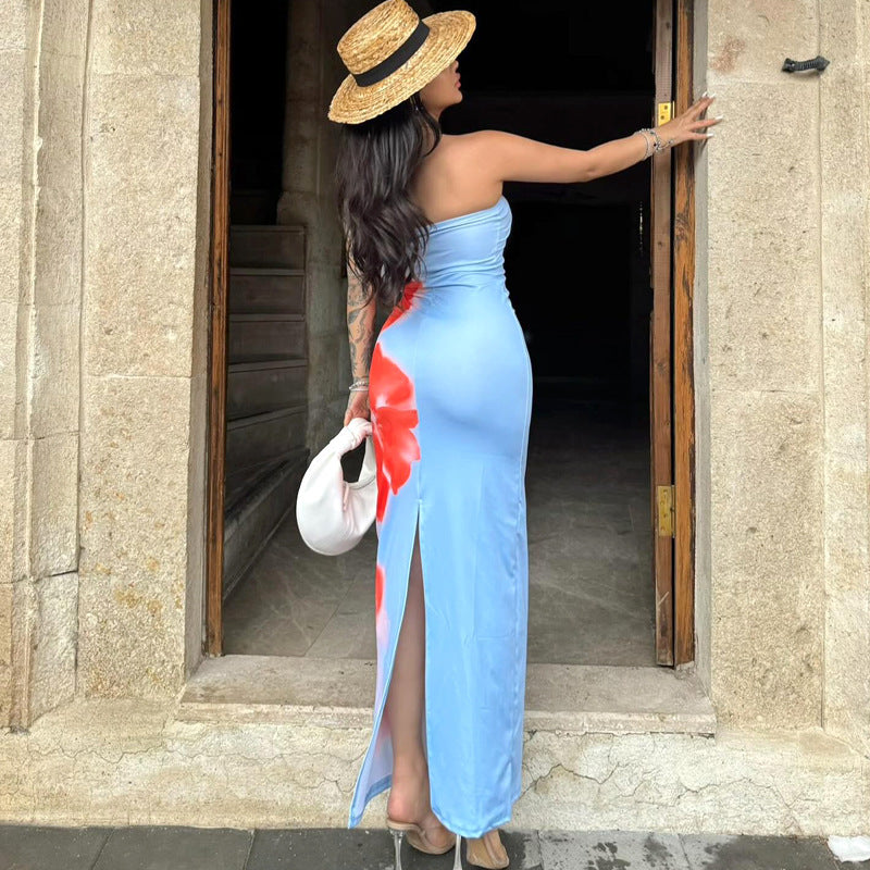 Slim Tube Beach Dress