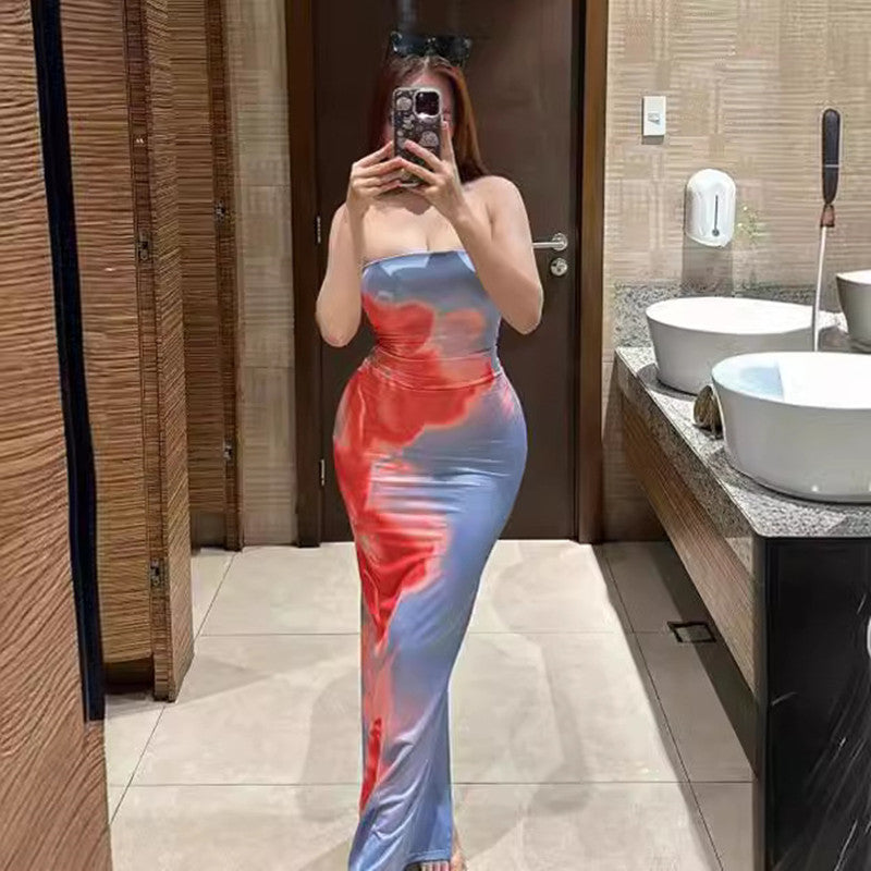 Slim Tube Beach Dress