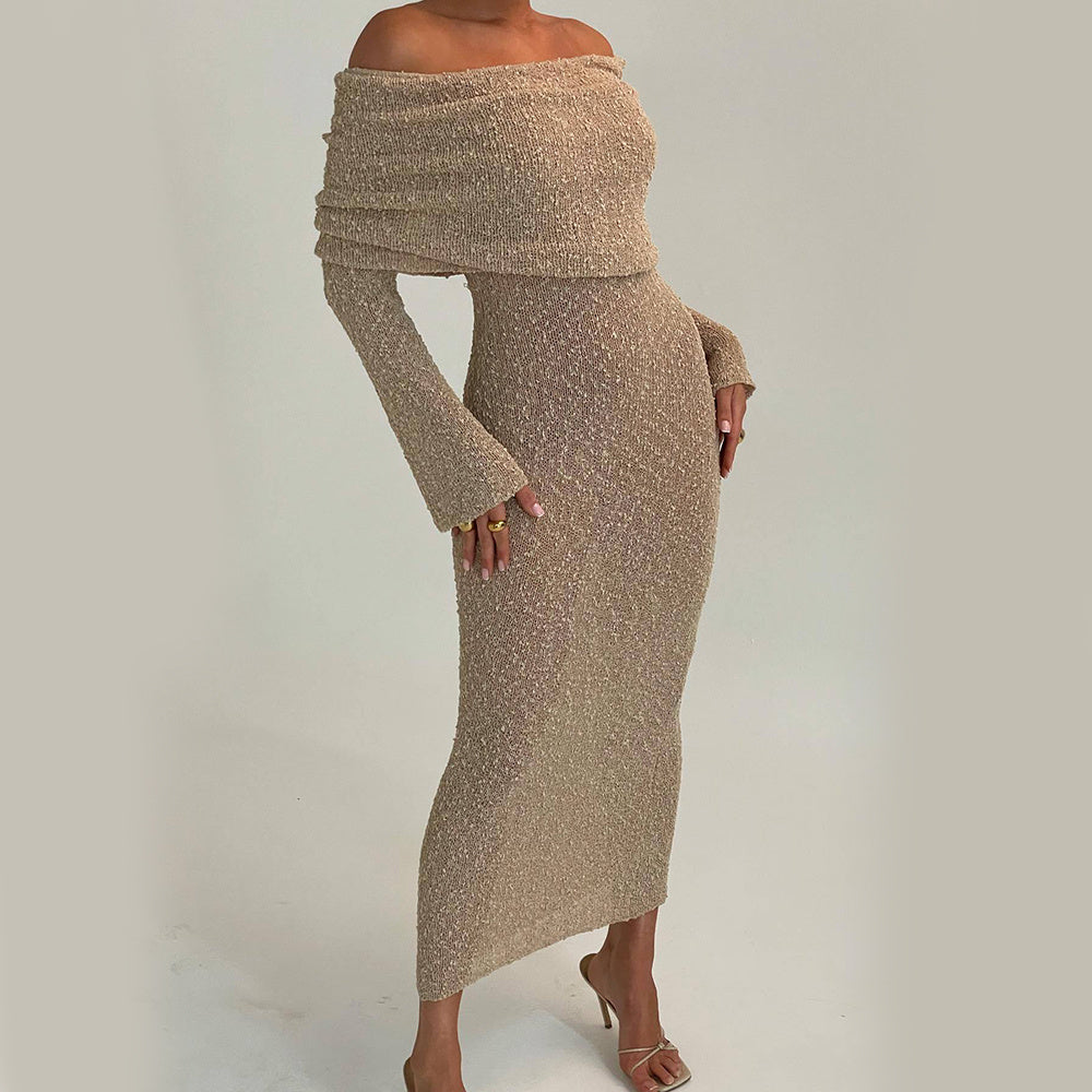 Knitted Beach Holiday Long Dress