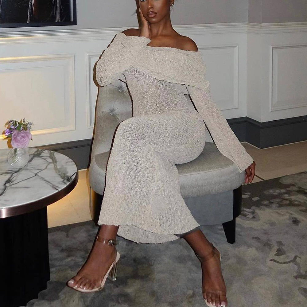 Knitted Beach Holiday Long Dress