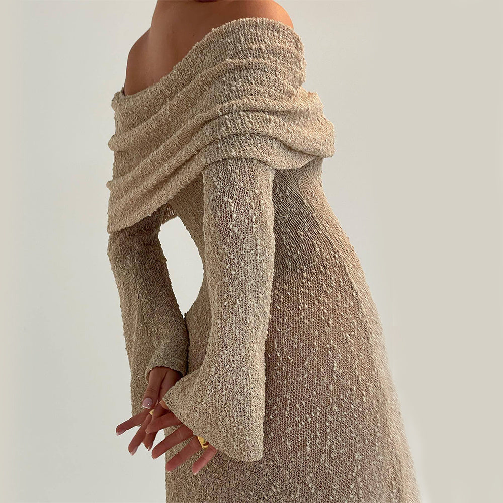 Knitted Beach Holiday Long Dress
