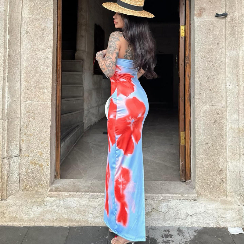 Slim Tube Beach Dress