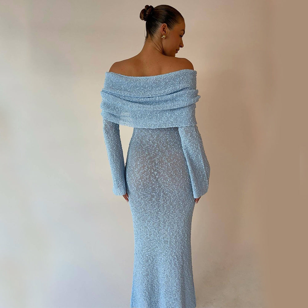 Knitted Beach Holiday Long Dress