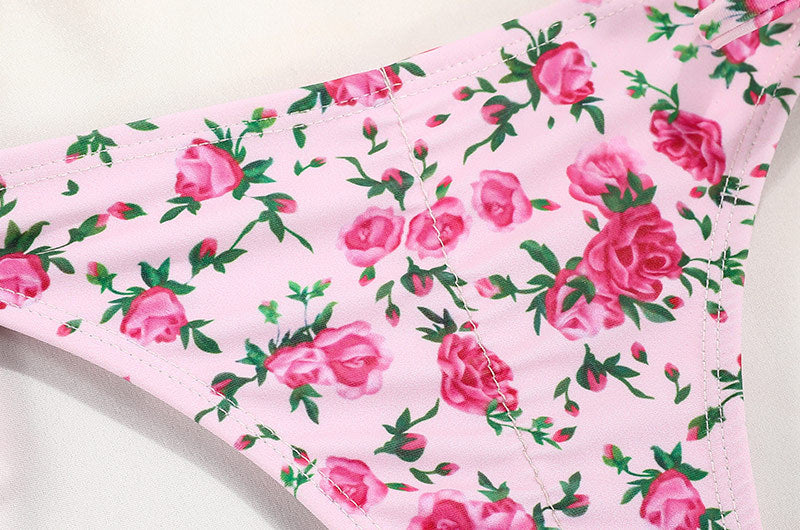 Swimwear Printed Strap Bikini