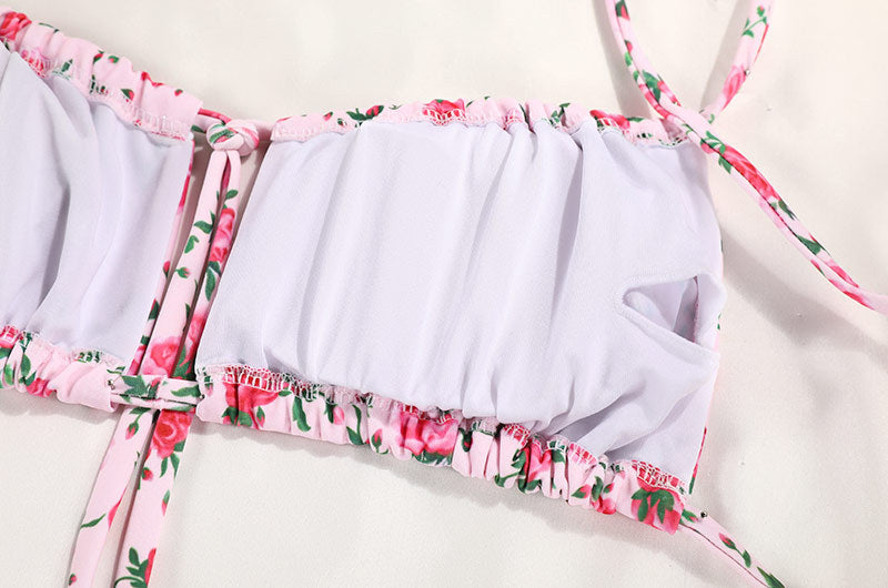 Swimwear Printed Strap Bikini