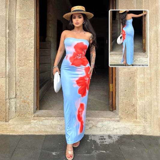 Slim Tube Beach Dress