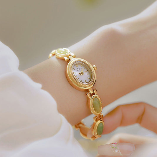 Hetian Jade Chain Watch