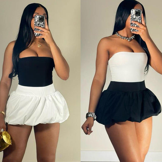 Bubble Short Skirt
